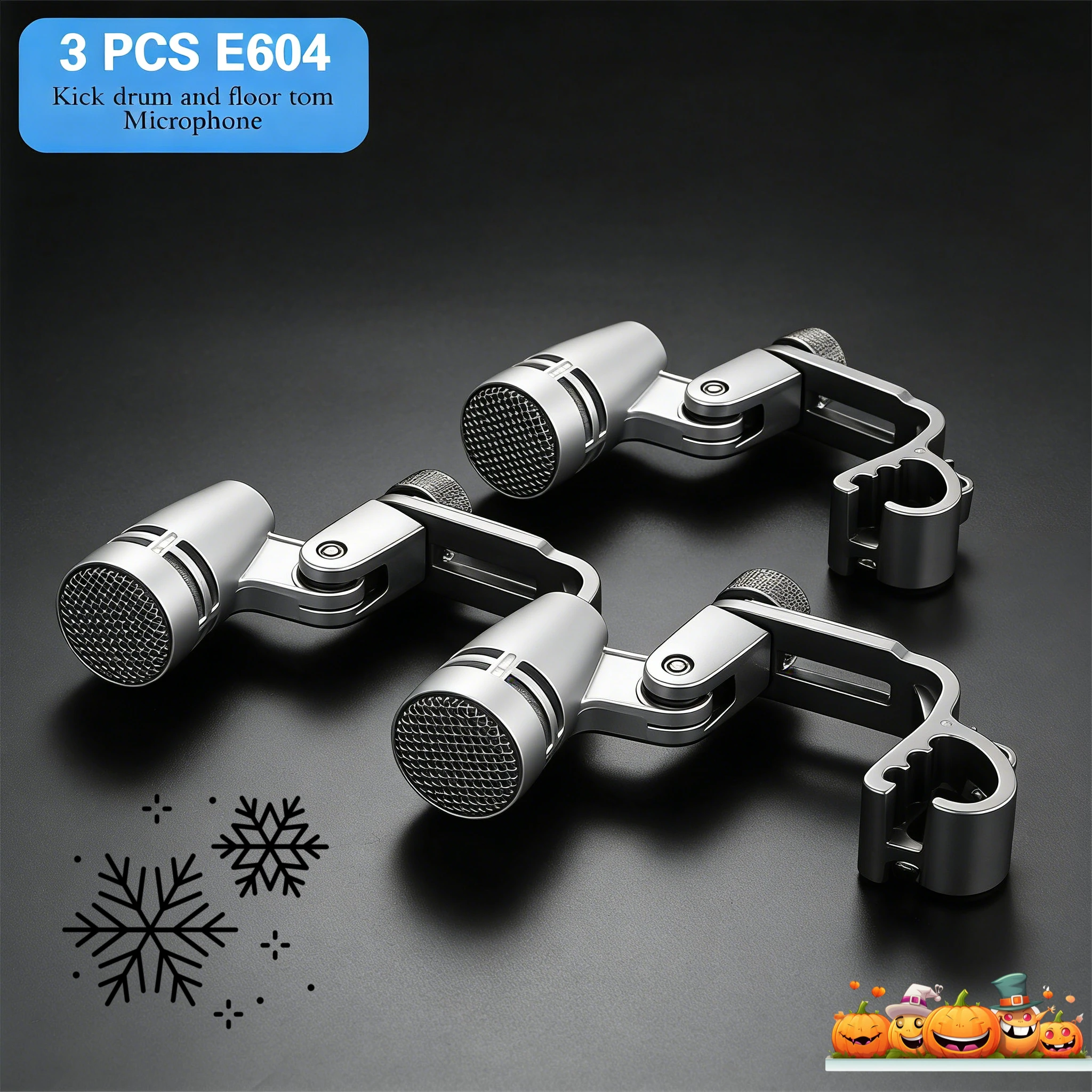 

Оптовая продажа: 3 шт. Оригинальные динамические микрофоны серии Evolution 600 E604 Compact для ударных установок (Snare Drum) 2026ms