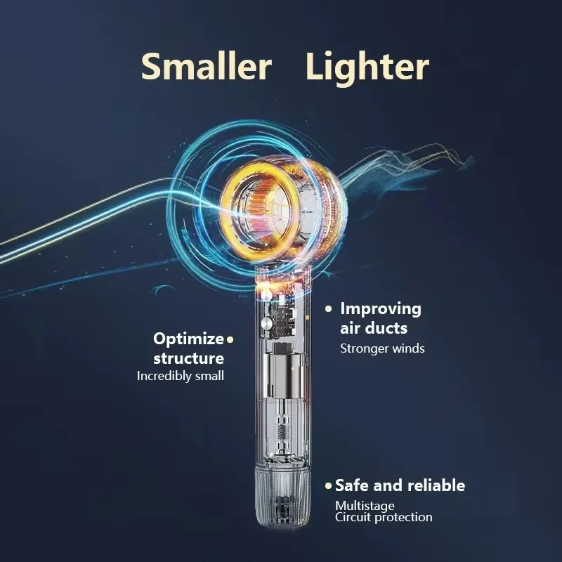 Professional 110000RPM High Speed Leafless Hair Dryer Powerful Strong Wind Salon Negative Ionic Blow Dryer Hair Machine