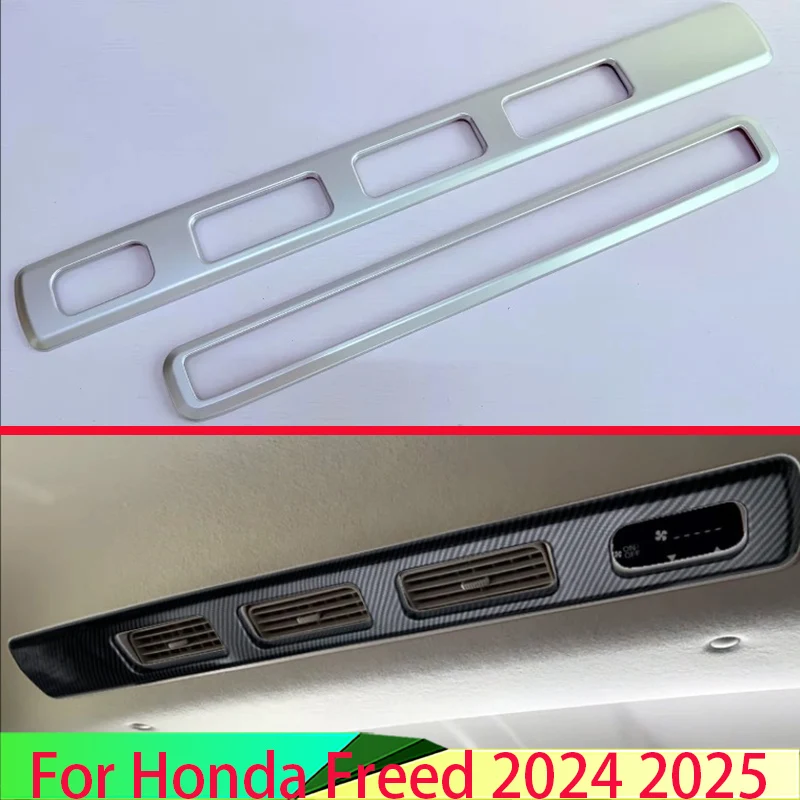 For HONDA Freed 2024 2025 Car Accessories ABS Mid-row Adjustment Frame Air Conditioner Switch Cover Frame