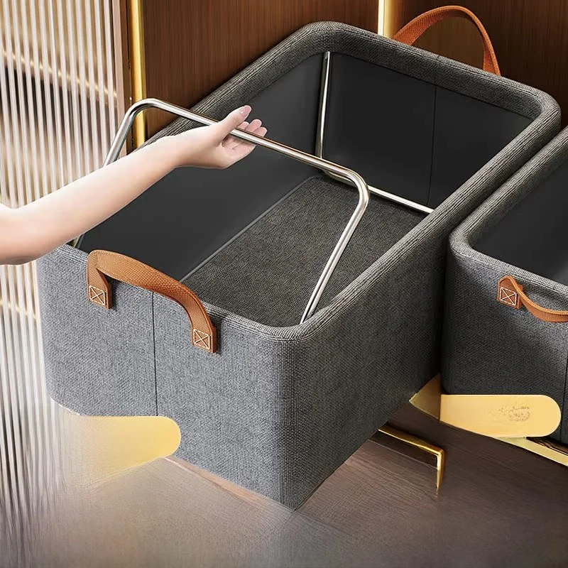 

Новый стальной органайзер для одежды: многоуровневый ящик-коробка для хранения вещей в шкафу, для дома, для всех