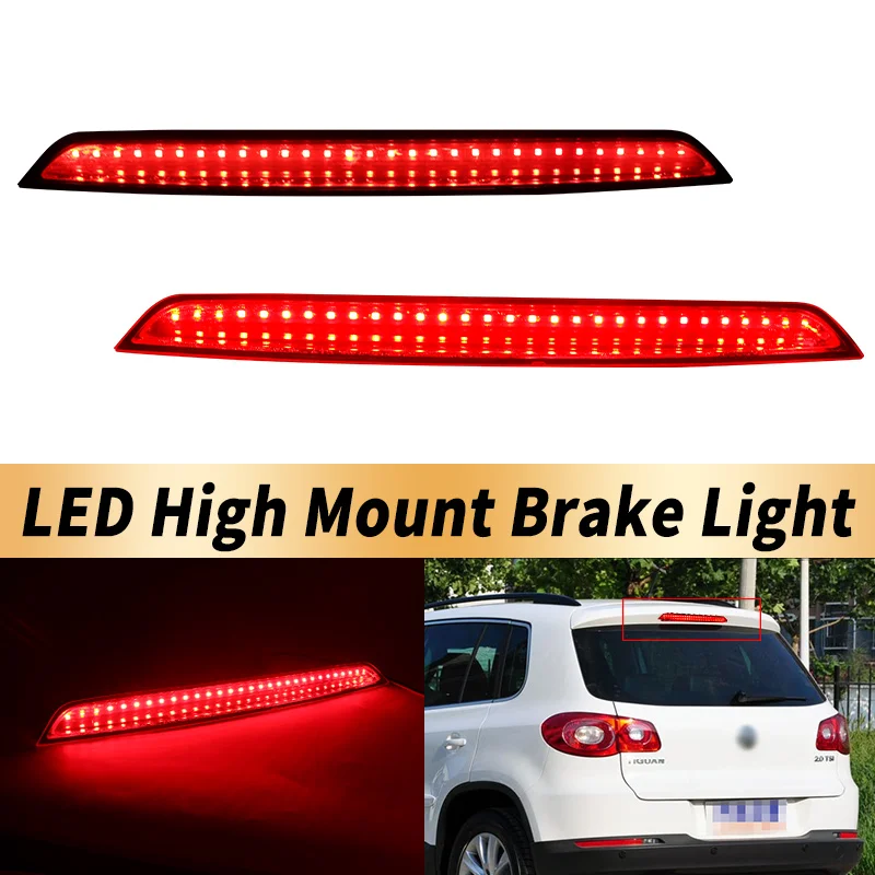 

1PC LED High Mount Third Brake Light Rear Tail Light High Level Stop Warning Lamp Canbus For Audi Q7 2007-2012 Car Accessories