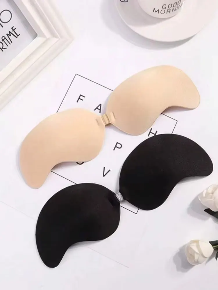 Soutien-gorge de levage Invisible 1 pièce, soutien-gorge Anti-convexe Push Up sans bretelles et sans couture, accessoires de Lingerie et de sous-vêtements pour femmes