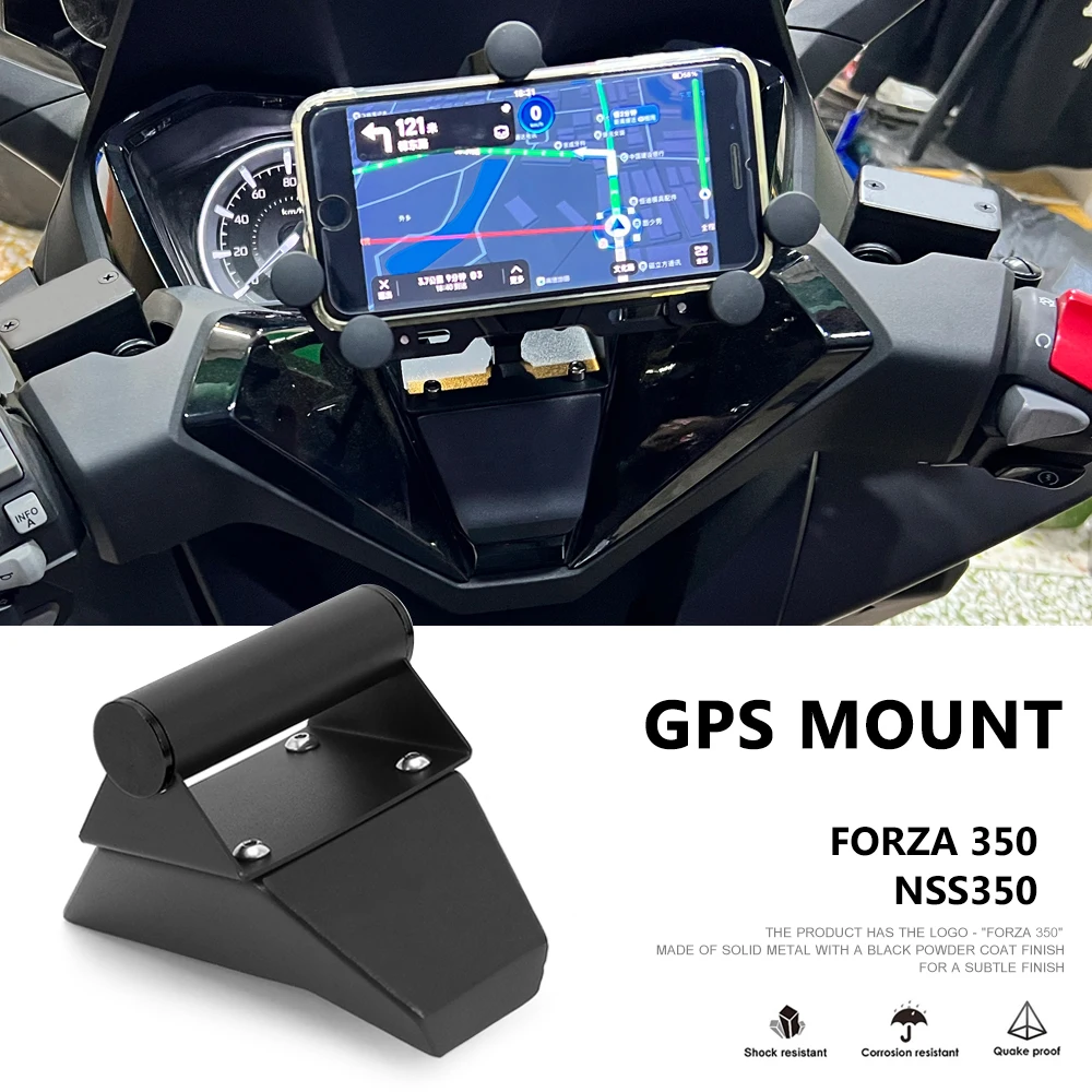 New Motorcycle GPS Mount Navigation Bracket Mobile Phone Bracket For Honda Forza 350 Forza350 FORZA350 NSS350 2021 2022 2023