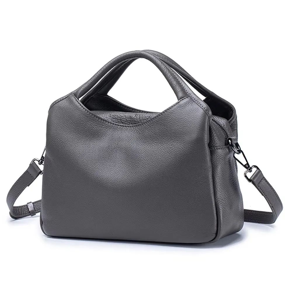 Woman Shoulder Bag Korean Style Crossbody Bag Lady Bag Genuine Leather Large Capacity Women's Bag Soft Leather Female Handbag