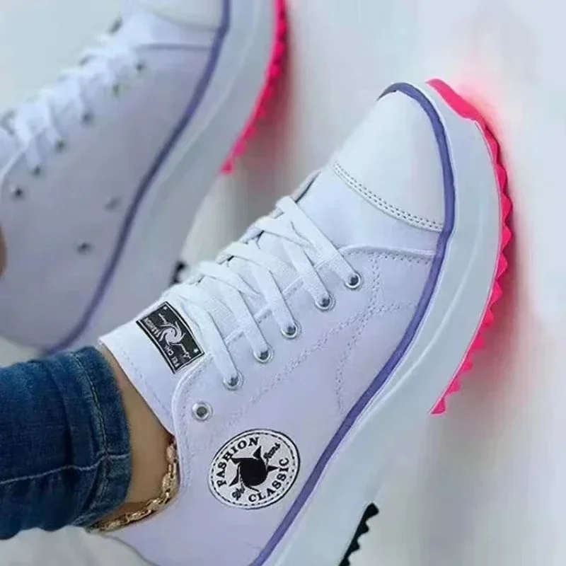 Women Sneakers Allstar Shoes New Fashion Summer Women Casual Shoes Footwear Plus Size Sneakers for Female Lace Up Tennis Shoes