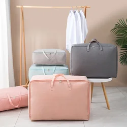 Bedroom Quilt Storage Bag Non-woven Large Capacity Quilt Organizer Storage Sundries Clothes Organizer Moving Luggage Packing Bag