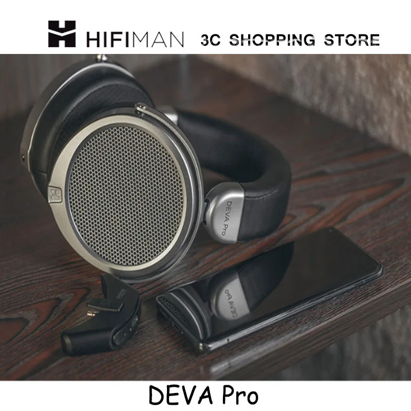 Hifiman DEVA Pro Headphone Wireless Flat Plate Diaphragm Headset Open Headset Bluetooth earbuds  headphones