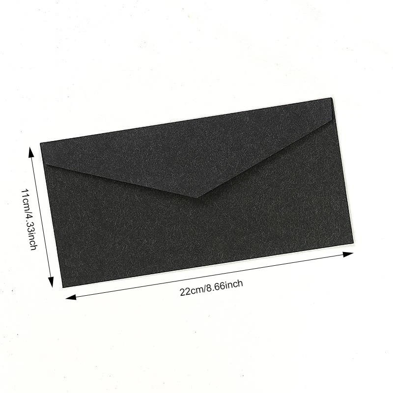 5/10 pçs estilo ocidental cor sólida envelope de papel em branco retro business5envelope fogo pintura convite mão conta envelope