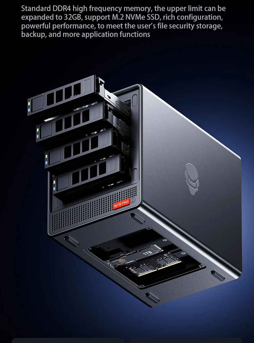 كمبيوتر صغير WTR PRO Alder Lake N100 / R7 5825U Windows 11 PRO 32GB DDR4 1TB NVME SSD PCIE 3.0 WIFI BT ألعاب مكتبية كمبيوتر هيكلي
