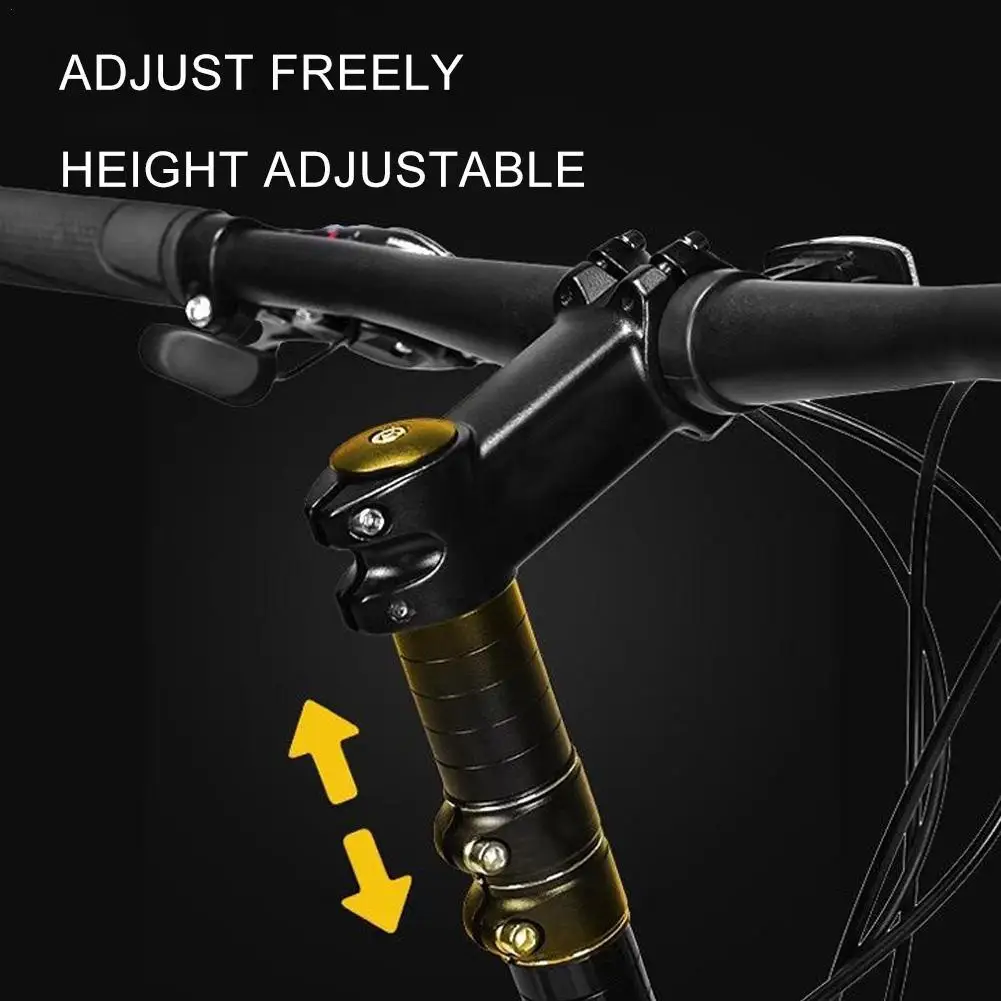 Bicycle Heightener Aluminum Alloy Adjustable Handlebar Riser Adaptor Mountain Road Bikes Cycling Accessories