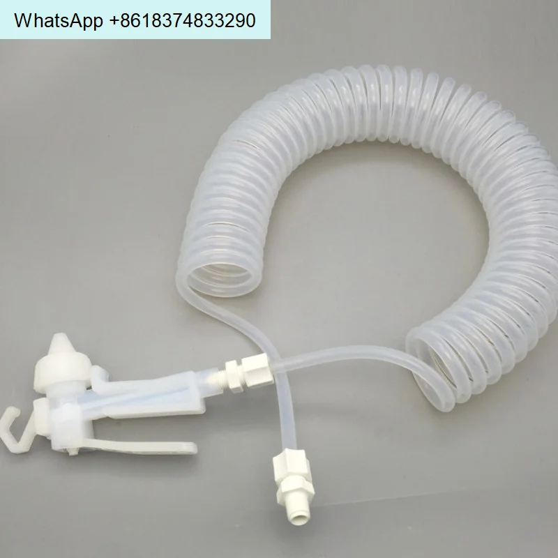 Air gun PFA corrosion resistant SG-1-03 with 1/4PFA spring tube