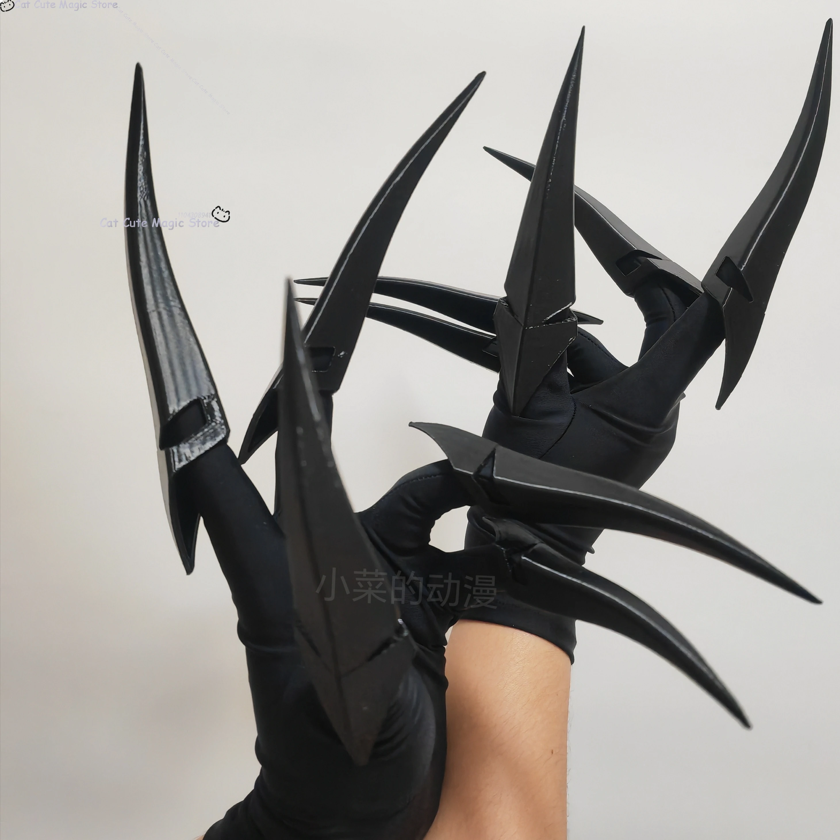 

Long Nail Kig Claw Devil Cosplay Paws Fingernails Demon Dragon Finger Cuffs Vox Adam Fantasy Creatures Halloween Roleplay Prop