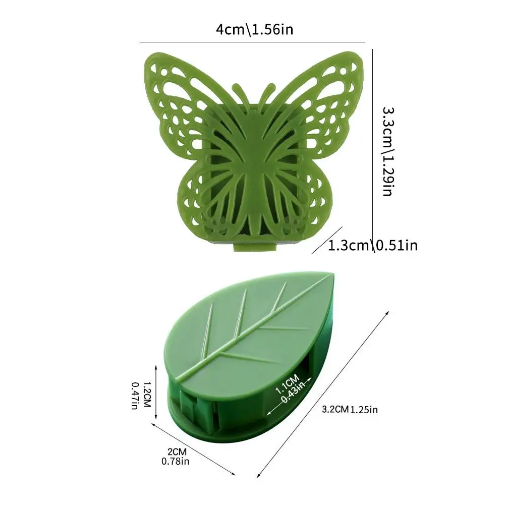 10Pcs Invisible Plant Climbing Wall Fixture Clips Plastic Rattan Vine Bracket Fixed Buckle Leaf Clips Traction Holder Garden