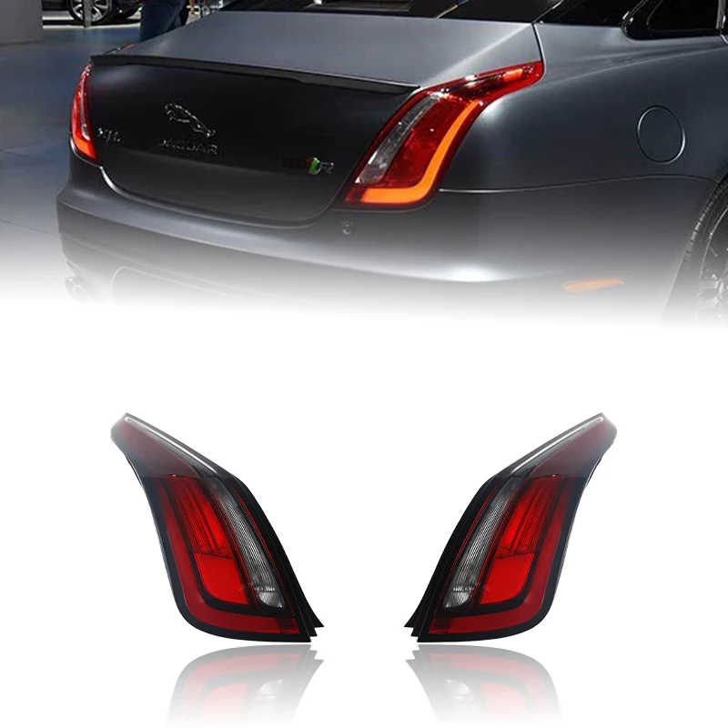 Para luces traseras LED modificadas Jaguar XJ Color negro