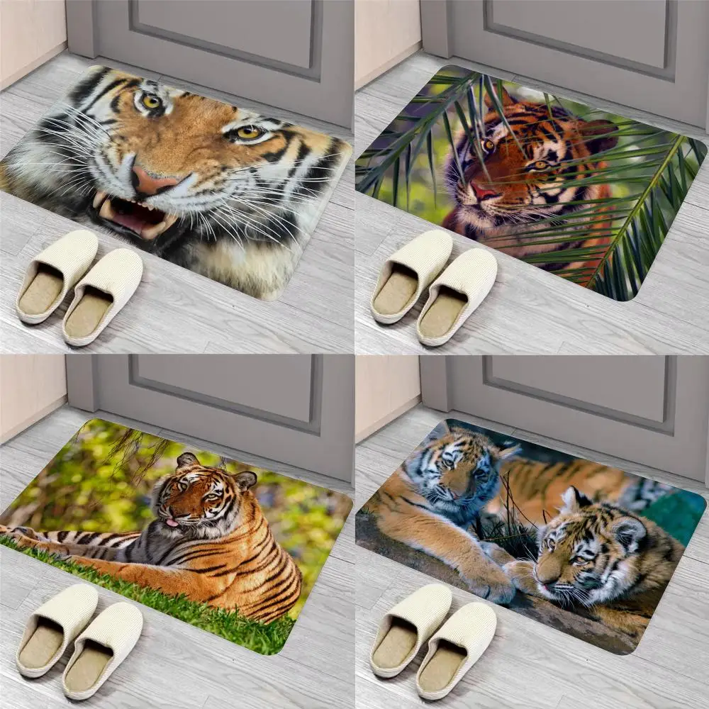 

Tiger Floor Mat Entrance Door Mat Nordic Style Home Doormat Bathroom-Toilet Mats Bedroom Hotel Decor Mat