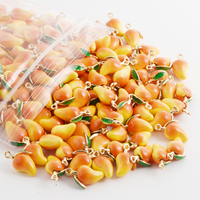 5/10pcs High Quality Mango/Banana Alloy charms Pendant DIY for jeweley making supplies Necklace keychain Accessories Decoration