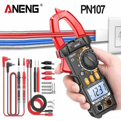 ANENG PN107 4000 liczy cyfrowy miernik cęgowy 600A prądu przemiennego miernik woltomierz amperomierz diodami NCV profesjonalne narzędzia elektryka