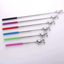 1pc Stainless Steel Tickle Scratcher Convenient Scratching Retractable Massager Back To Relieve Itching Body Relaxation Massage