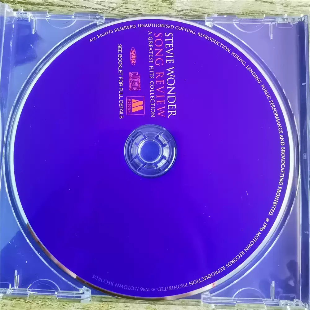 مراجعة CD Stevie Wonder Song A Greatest Hits Collection Release: 1996-12-10 (2CD)؛ 1998 (1CD) #3