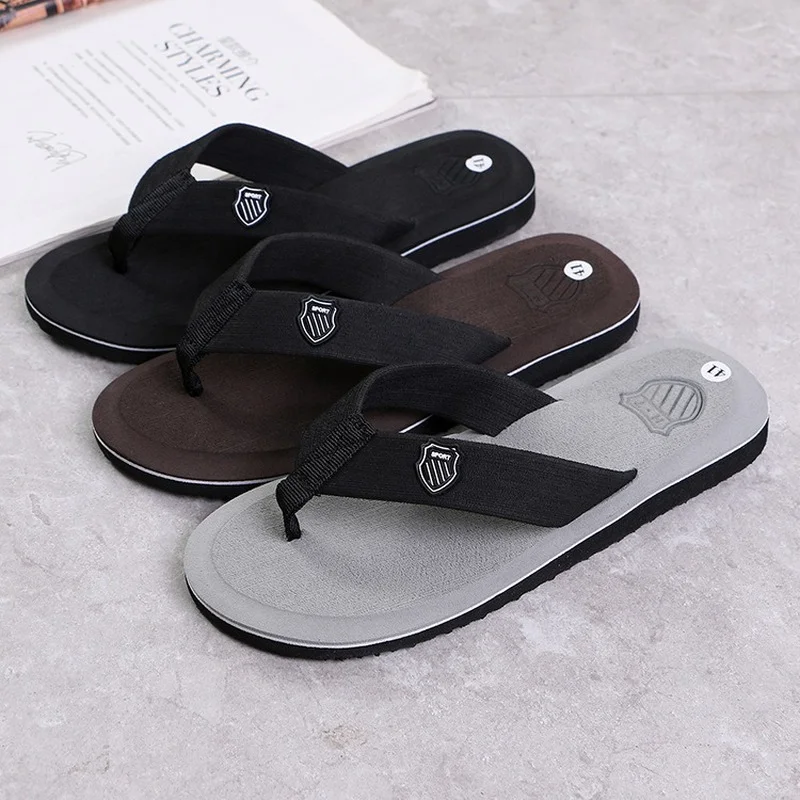 Chanclas de alta calidad para Hombre, zapatillas de marca, sandalias de playa de gran oferta, antideslizantes, Zapatillas de casa informales a la