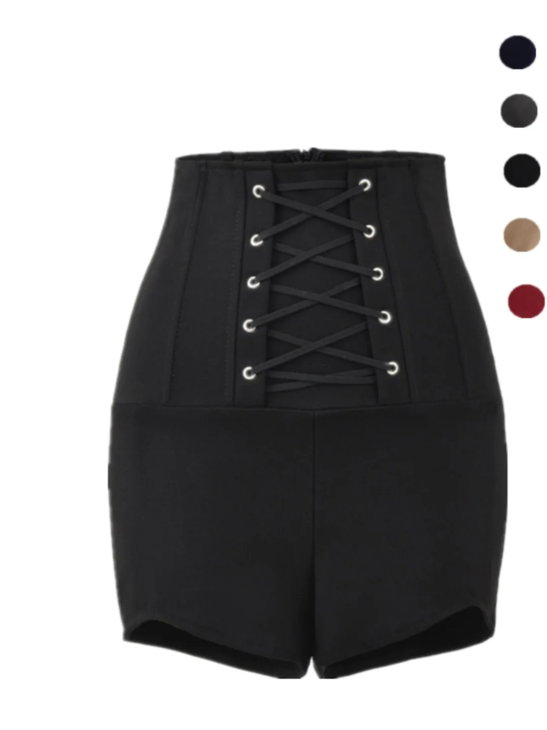 

High Waist Versatile ort Pants Korean Sle Fibone Design Dstring Waisand Women's plus Size Butt Lifting Hot Pants