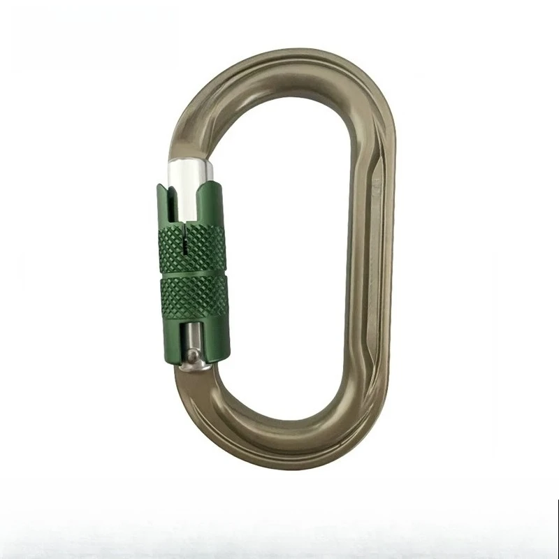 C282TH hard aluminum oxide alloy O-type automatic lock High corrosion resistance rope rescue main lock