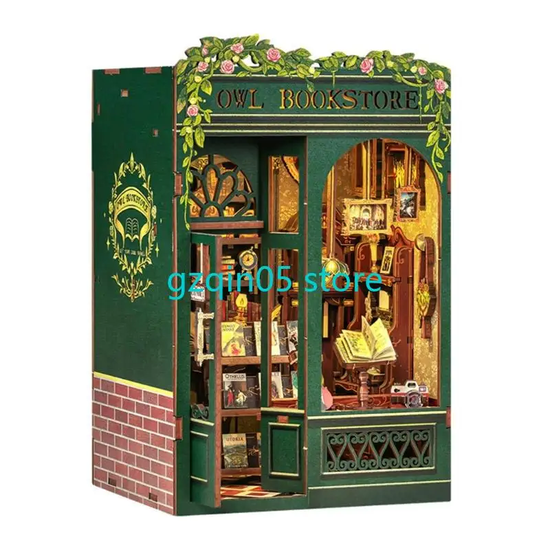 

H055 Creative деревянный книжный магазин моделей для взрослых подростков