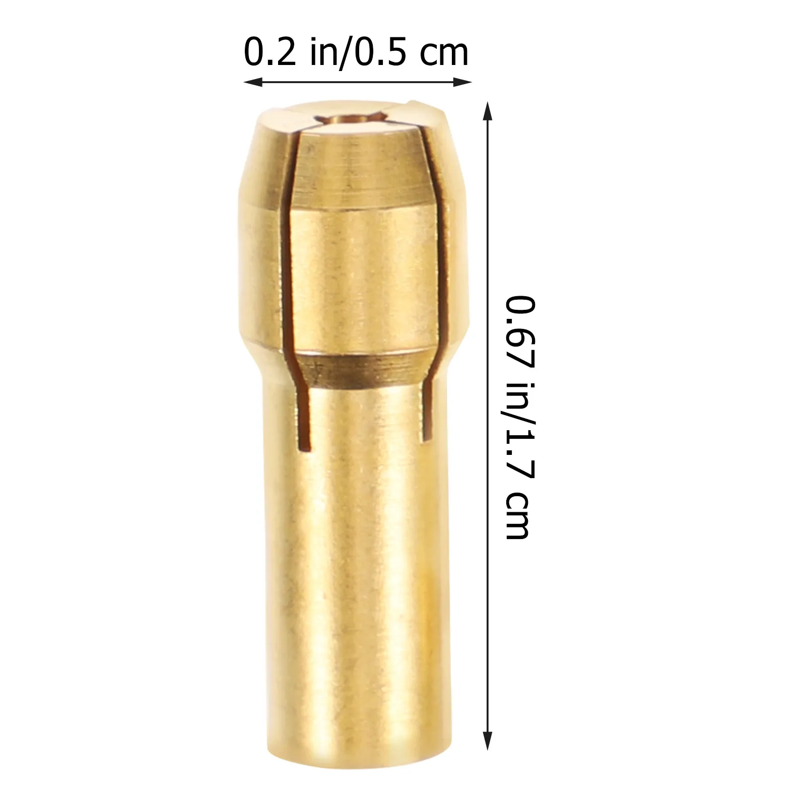 10Pcs 2Mm Quick Release Collet for Electric Grinder Rotary Tool Brass Clamping Adapter Die Grinder Replacement Part