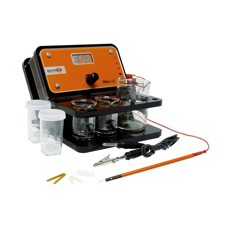 

BERKEM STILOR 100 Italy Pen Plating Machine Benchtop Jeweler Repair Processing Gold Plating Machine Jewelry Electroplating