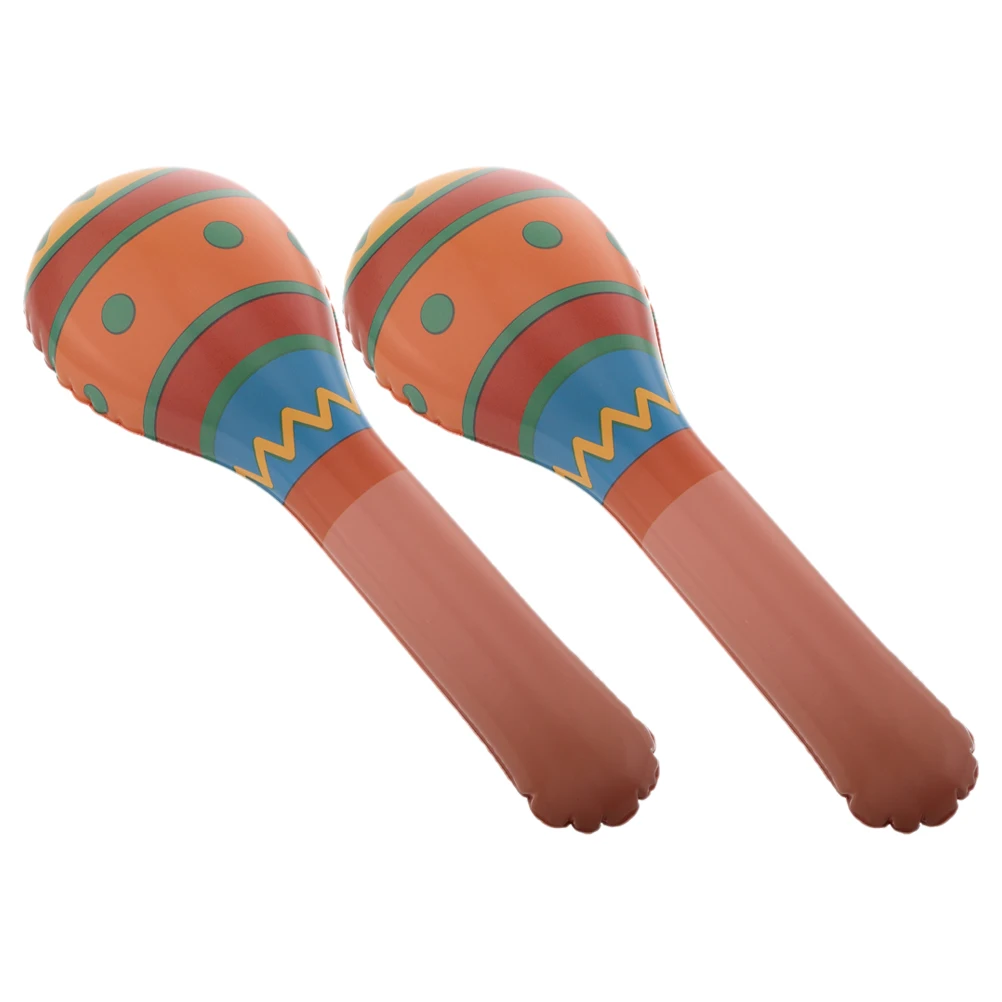 2 Pezzi Martello di Sabbia Gonfiabile Musicale, Decorazioni Colorate per Feste di Compleanno in Stile Messicano, Leggero