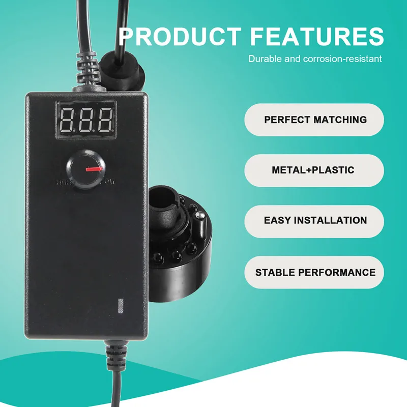 

Увлажнитель воздуха-генератор тумана для фонтанов, с насадкой US Plug, для Хэллоуина