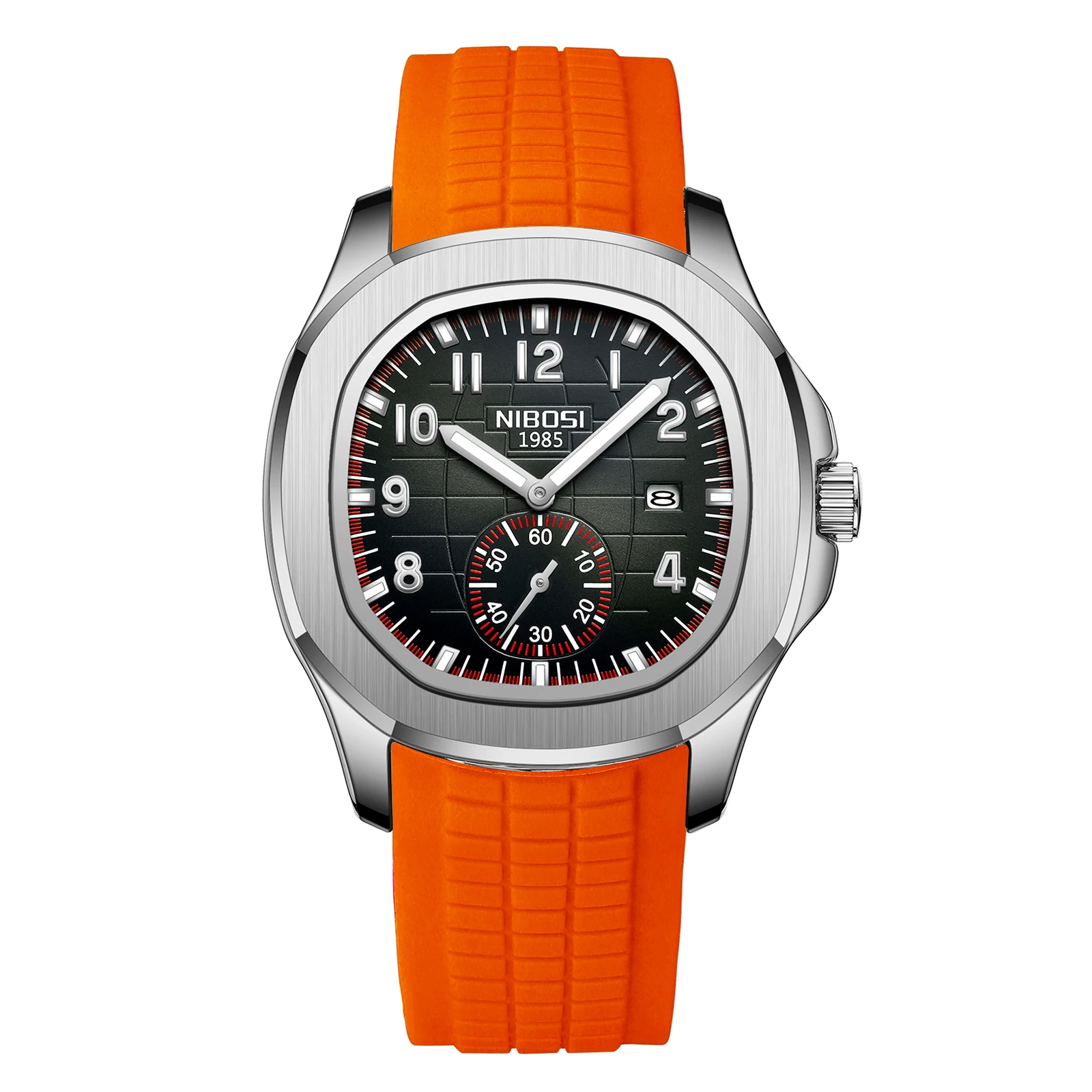 NIBOSI Sport Herrenuhren Top-Marke Luxus Automatische Datumsanzeige Wasserdichte Leuchtende AQUANAUT Quarzuhren für Männer Reloj Hombre