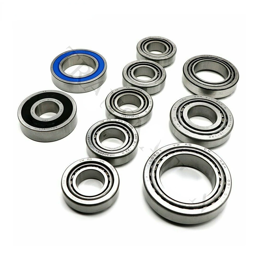 10PCS/SET 0AM DQ200 DSG 7 Speed Auto Transmission Bearing Kit Fit For Volkswagen Audi Skoda