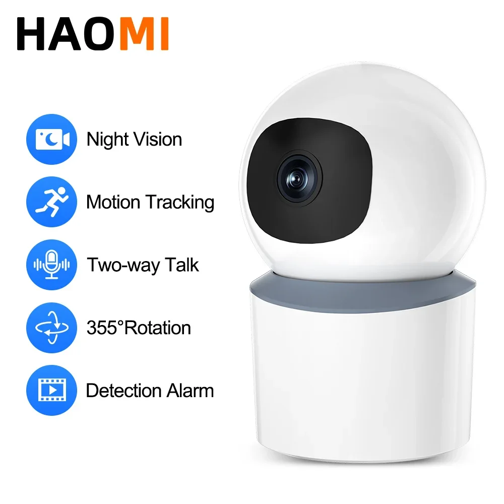 

2K WiFi Camera Smart Home Indoor Wireless IP Surveillance Home 3MP Security Cameras CCTV AI Detect Auto Tracking Baby Monitor