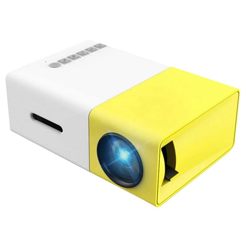 

LED Projector YG300 Pro 1080P Home Theater Cinema Beamer 400 Lumen USB Audio -Compatible HD