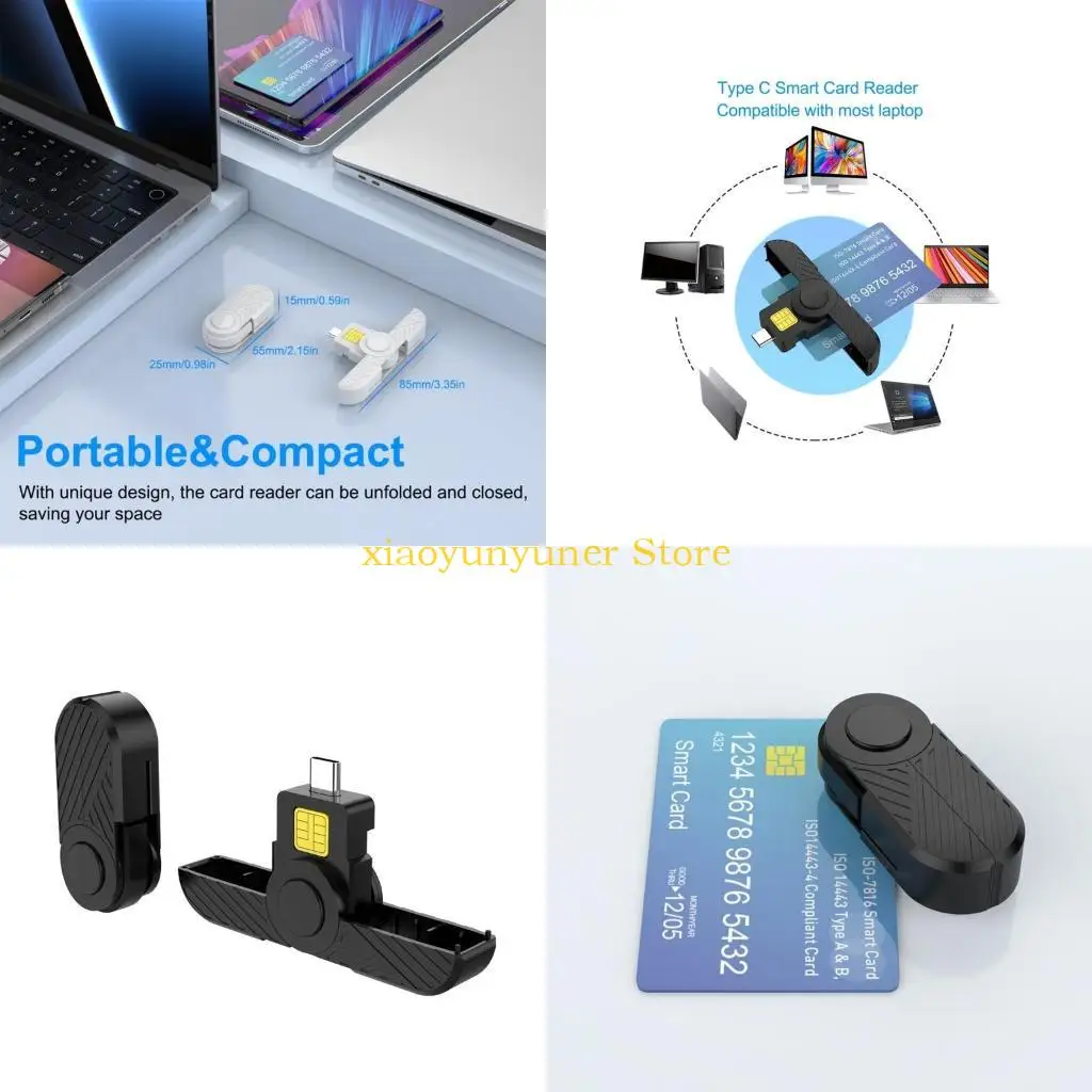 

P9JB USB C Cards Reader USB Cards Reader Складные карты читатель для ноутбуков телефон