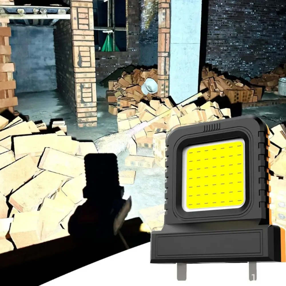 Luce da lavoro a lunga durata 21V Interfaccia regolabile Fascio ampio Alimentato a batteria Proiettore Luce di emergenza senza fili Riparazione automatica