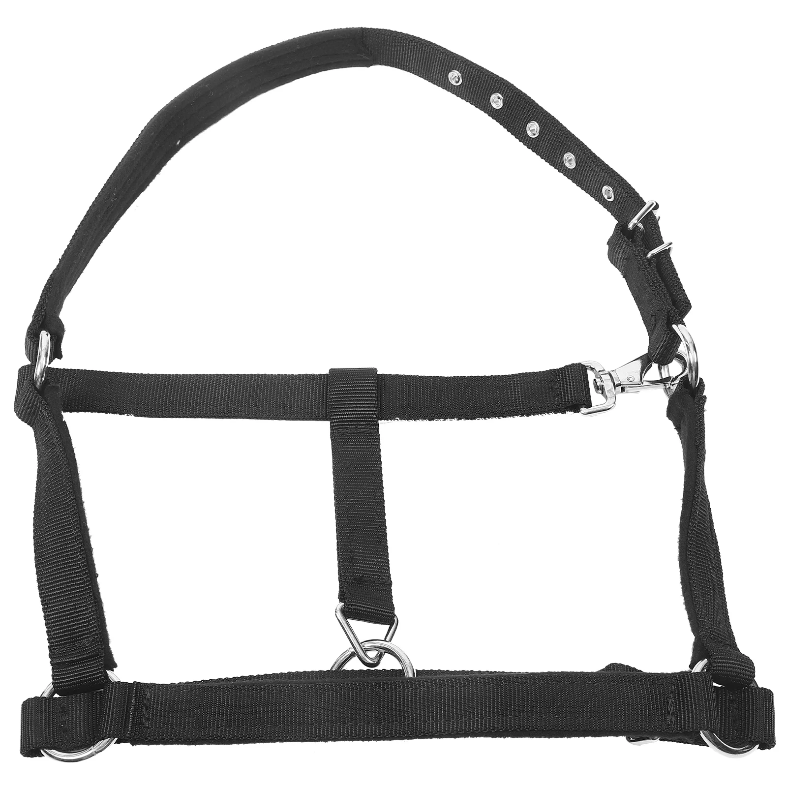 Soporte de brida para caballo de montar, suministros de accesorios ecuestres, cabestro de entrenamiento de nailon de juguete