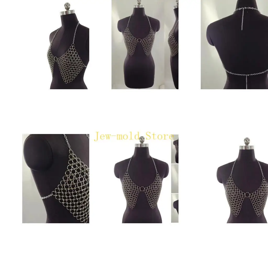 

C71B Elegant Circular Designs Body Jewelry Stackable for Festivals Daily Styling