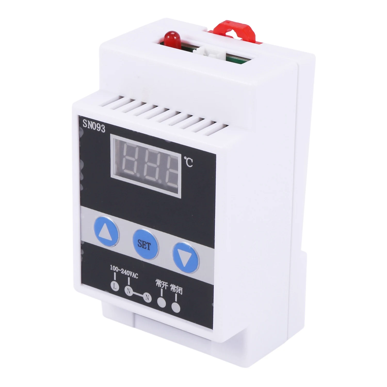 A93P TMC-6000 110-240V Guide Rail Thermoregulator Digital Temperature Controller Thermostat Refrigeration Heating Temperature Co
