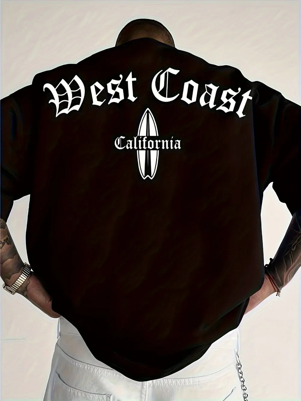 

Gothic Style New Summer Men's Letter Printed Breathable and Comfortable Round Neck T-shirt Outdoor Casual Fashion Top