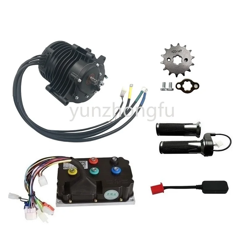 138-C 3000W High Torque Mid-Train Internal Gear With Fardrive Controller ND72490/72530 For E-Vehicle Electric Motorcycle