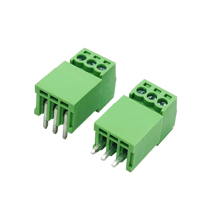 10sets 15EDG 2.54mm Screw Wiring Plug-in Terminal Plug Welding Plate Socket 2.54mm Pitch Plug + Pin Header Socket 2p 3p 4p 5p 6p
