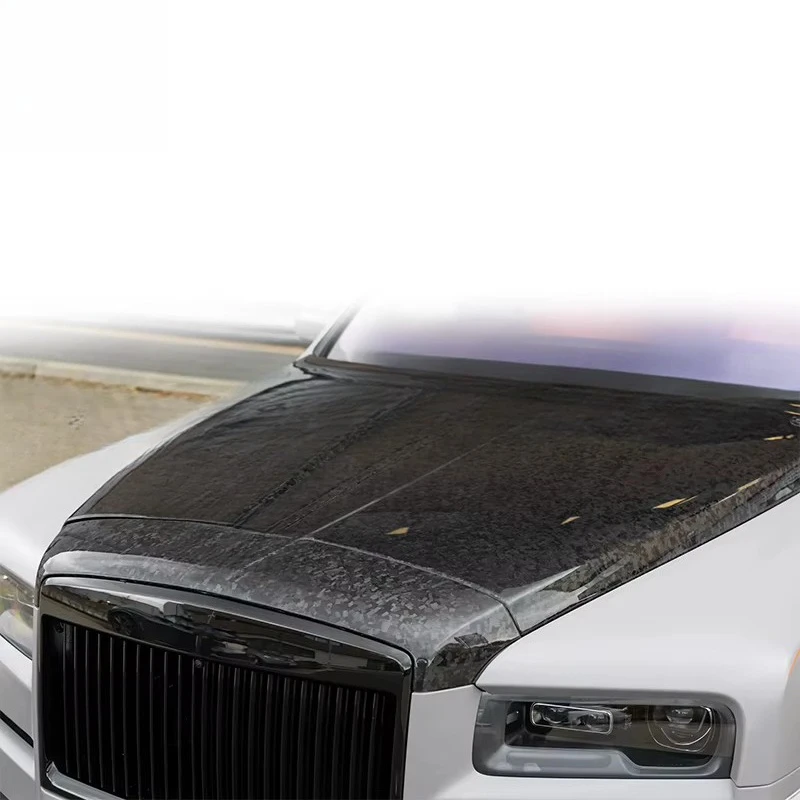 Dry Carbon Fiber Front Hood Bonnet for Cullinan Engine Hood Cover M Style