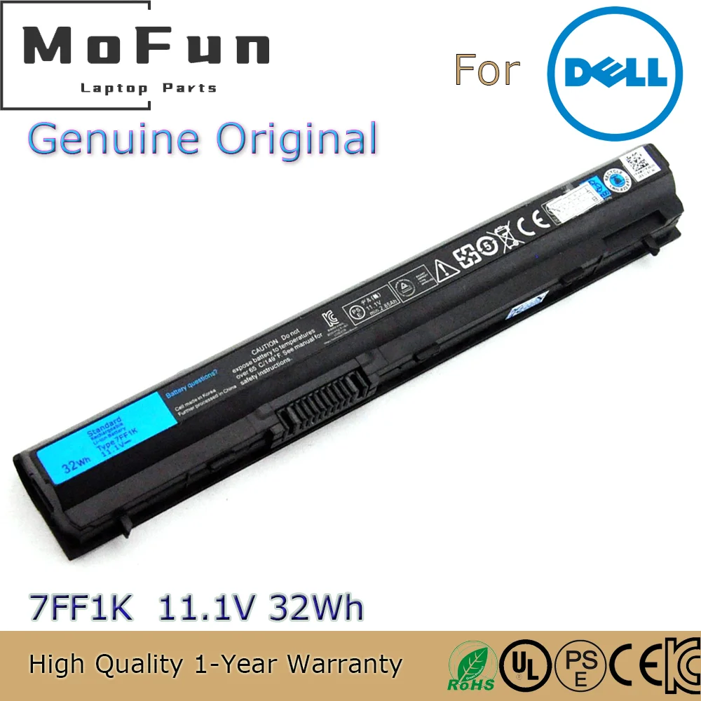 Brand New Original 7FF1K 11.1V 32Wh Laptop Battery for Dell Latitude E6120 E6220 E6230 E6320 E6330 E6430s