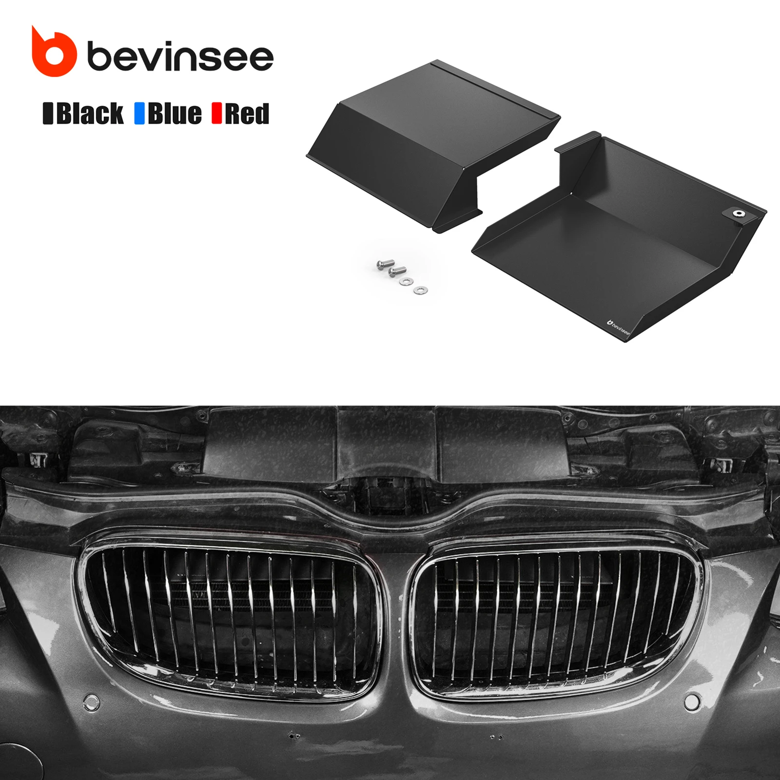 

BEVINSEE Air Intake Scoops for BMW E92 323i 325i 328i 330i 335i 335d 2010-2013