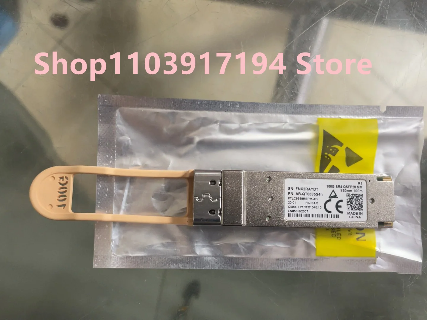 FOR AliRransceiver 100G transceiver module 100G SR4 QSFP28 850nm 100M FTLC9558REPM-AB