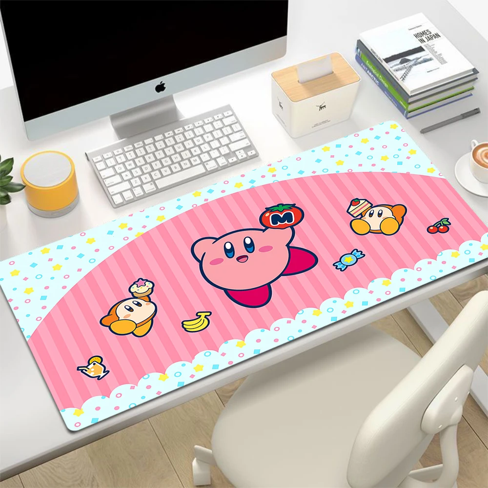 K-Kirbys Mousepad Gamer Gaming Pad for Computer Mouse Desk Mat Accessories Office Mats Keyboard Mause Carpet Speed Rug Non-slip