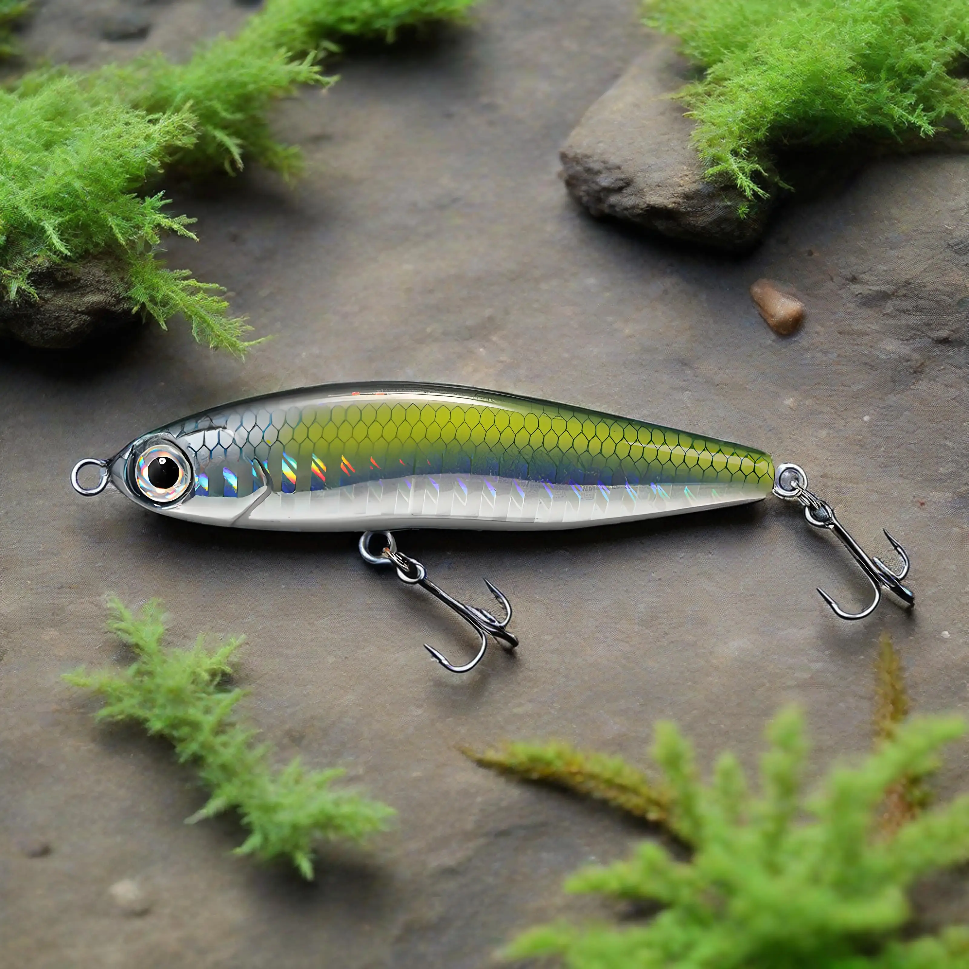 1 шт. тонущий воблер для рыбы, 70 мм, 14 г, приманка для скалолазания, карандаш для рыбы, джеркбейт, воблеры, искусственная приманка для щуки, рыболовные приманки