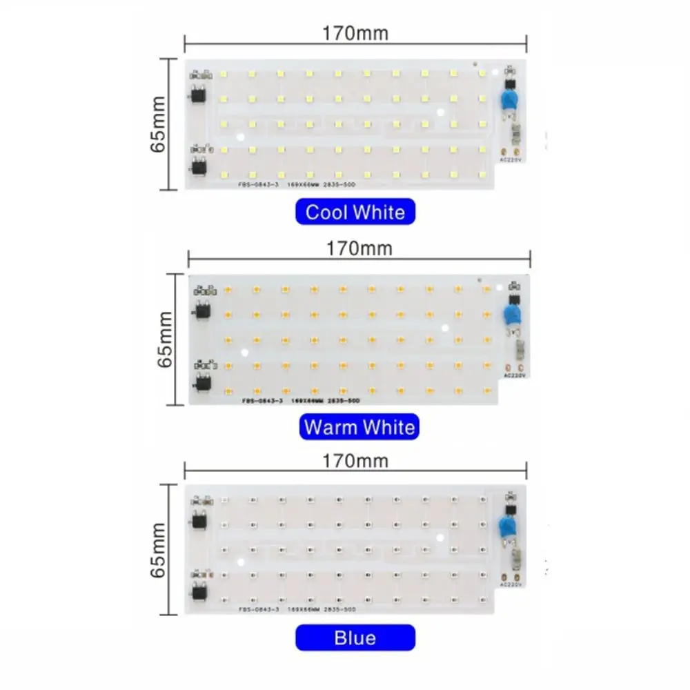 AC 220V LED lamba yuvası SMD 2835 spot aydınlatma boncuk dış aydınlatma çip için LED sokak lambası LED çip için projektör